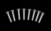 Phillips Flat Head Screws M1 x 6mm (Silver)