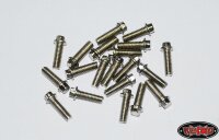 Miniature Scale Hex Bolts (M2.5 x 8mm) (Silber)