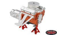 Auspuff-Zoomie-Krümmer Kunststoff für V8-Scale-Motor V3