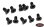 Stahl Flat Head Socket Cap Schrauben M3 x 6mm (10 Stk.)