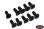 Stahl Flat Head Socket Cap Schrauben M3 x 8mm (10 Stk.)