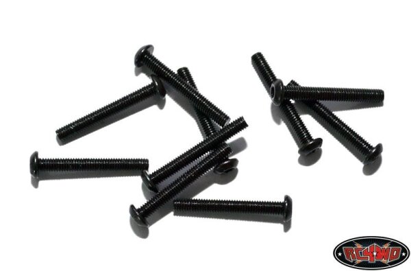 Steel Button Head Cap Screws M3 x 22mm (10)
