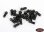 Miniature Scale Hex Bolts (M3x6mm) (Black)