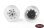 Stamped Steel 0.7 Stock Beadlock Wheels (White)