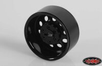 Pro10 1.9 Steel Stamped Beadlock Wheel (Black)