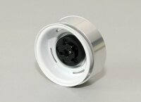 1.55 Landies Vintage Stamped Steel Beadlock Wheels (White)