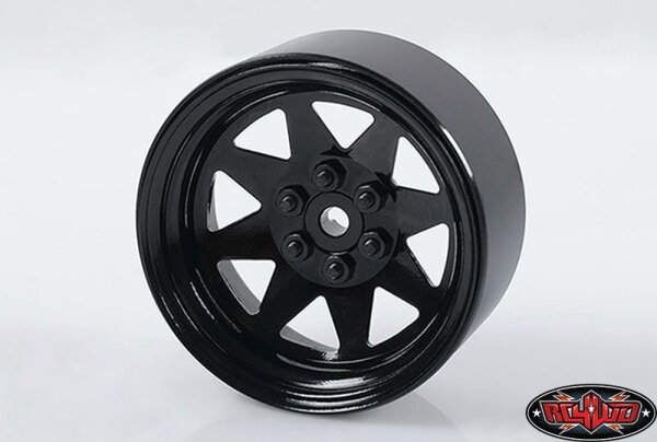 6 Lug Wagon 2.2 Steel Stamped Beadlock Wheels (Black)