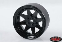 6 Lug Wagon 2.2 Steel Stamped Beadlock Wheels (Black)