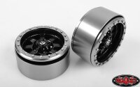 SLVR Fuel Offroad Trophy 1.9 Beadlock Wheels (Black/Gr