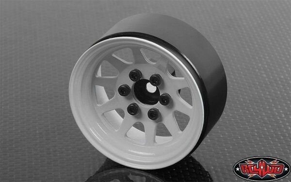 OEM Stamped Steel 1.9 Beadlock Wheels (White)
