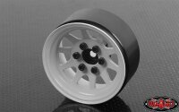 OEM Stamped Steel 1.9 Beadlock Wheels (White)