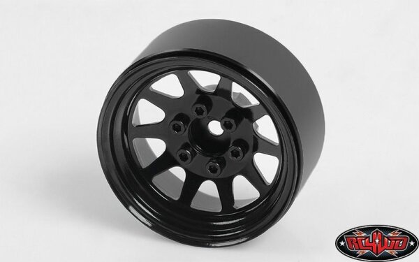 OEM Stamped Steel 1.9 Beadlock Wheels (Black)