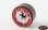 TRO 1.7 Stamped Steel Beadlock Wheels (Red/Chrome)