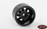 Stamped Steel 1.0 Stock Beadlock Wheels (Black)