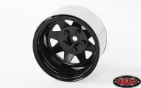 5 Lug Deep Dish Wagon 1.9 Steel Beadlock Felgen Schwarz