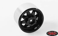 5 Lug Deep Dish Wagon 1.9 Steel Beadlock Felgen Schwarz