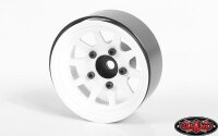 OEM Stamped Steel 1.55 Beadlock Felgen Weiß