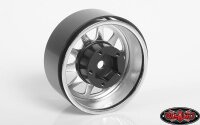 SLVR OEM Stamped Steel 1.55 Beadlock Felgen Chrome