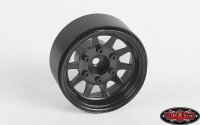 SLVR OEM 6-Lug Stamped Steel 1.55 Beadlock Felgen Schwarz