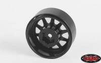 SLVR OEM 6-Lug Stamped Steel 1.55 Beadlock Felgen Schwarz