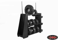 SLVR Tri Fold Flyer holder for Scale Tire Rack