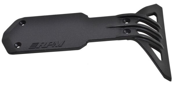 Bumper + Skidplatte hinten breit schwarz