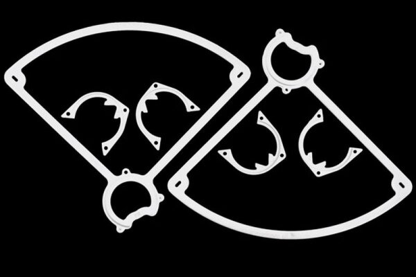 Propeller-Guards vorn weiß, färbbar (2)