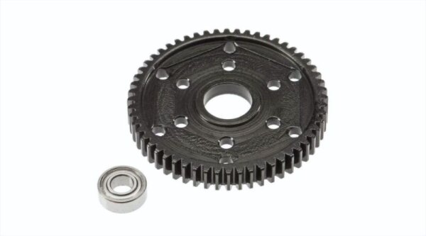 Black Steel 56T Stock Replacement 32P Gear (Slipper pads req