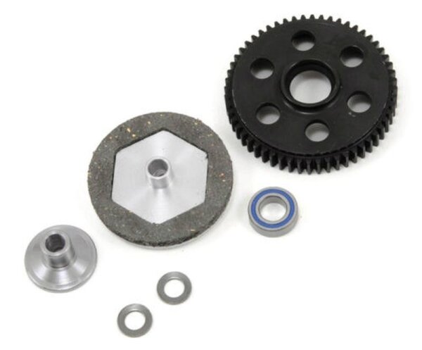 Gen3 slip, unit 56t Hard Blk, steel Spur W/ ridged hub