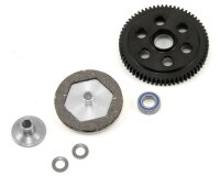 Gen3 slip, unit 64t Hard Blk, steel Spur W/ ridged hub