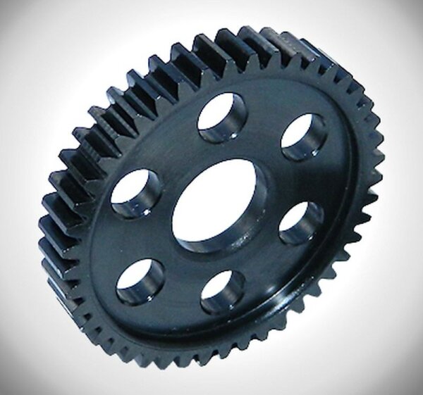 Hard Black 45t Steel Spur (Speed) 32p