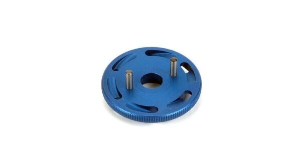 SLVR Vented Alu flywheel, blue
