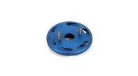 SLVR Vented Alu flywheel, blue