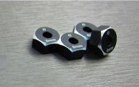Alum. Hex Adapter (6mm) schwarz