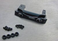 Alum. Bumper Befestigung vorn schwarz