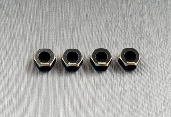 Sechskant-Radmitnehmer Messing 4mm (4)