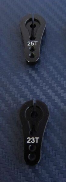 Servo Horn Futuba 25T schwarz