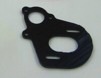 Aluminium Motorhalter schwarz