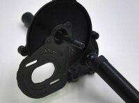 Aluminium Motorhalter schwarz