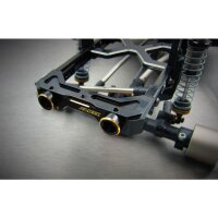 Messing Bumper Befestigung Set hinten