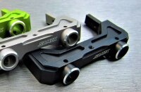 Alum. Bumper Befestigung Set hinten schwarz