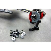 Alum. Hex Adapter (6mm) schwarz