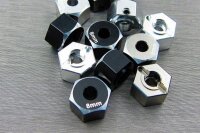 Alum. Hex Adapter (8mm) schwarz