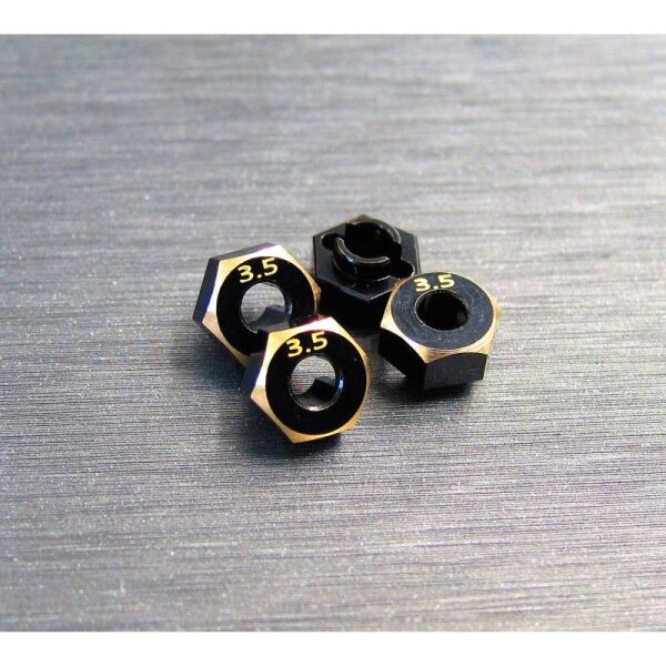 Sechskant-Radmitnehmer Messing 3,5mm (4)