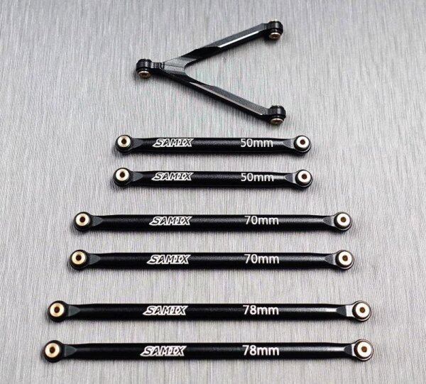 SCX24 153.7mm alum. link kit set 7pcs