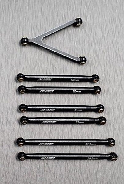 SCX24 133.7mm alum. link kit set 7pcs
