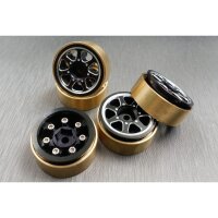 Alu & Messing Beadlock Felgen-Set (4)