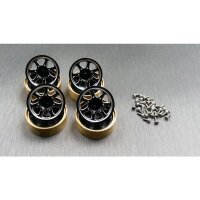 Alu & Messing Beadlock Felgen-Set (4)