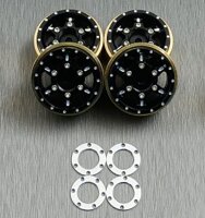 Beadlock Felgen-Set Alu & Messing / einstellbares Offset (4)