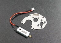 SCX24 stainless steel motor plate & samix 050 motor combo se